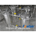 popular stainless steel double barrel filter